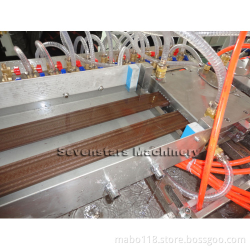 WPC Profile Extrusion Line / WPC Window Plastic Extruder Machine